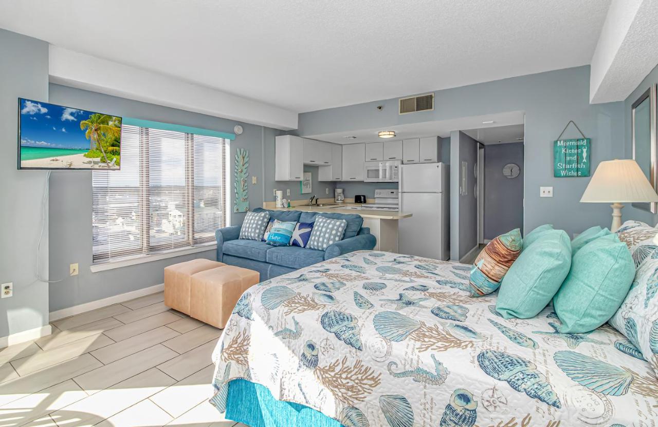 Angled Oceanfront Studio With Incredible Views! Palace Resort 1003 - Sleeps 4 Guests Myrtle Beach Eksteriør billede
