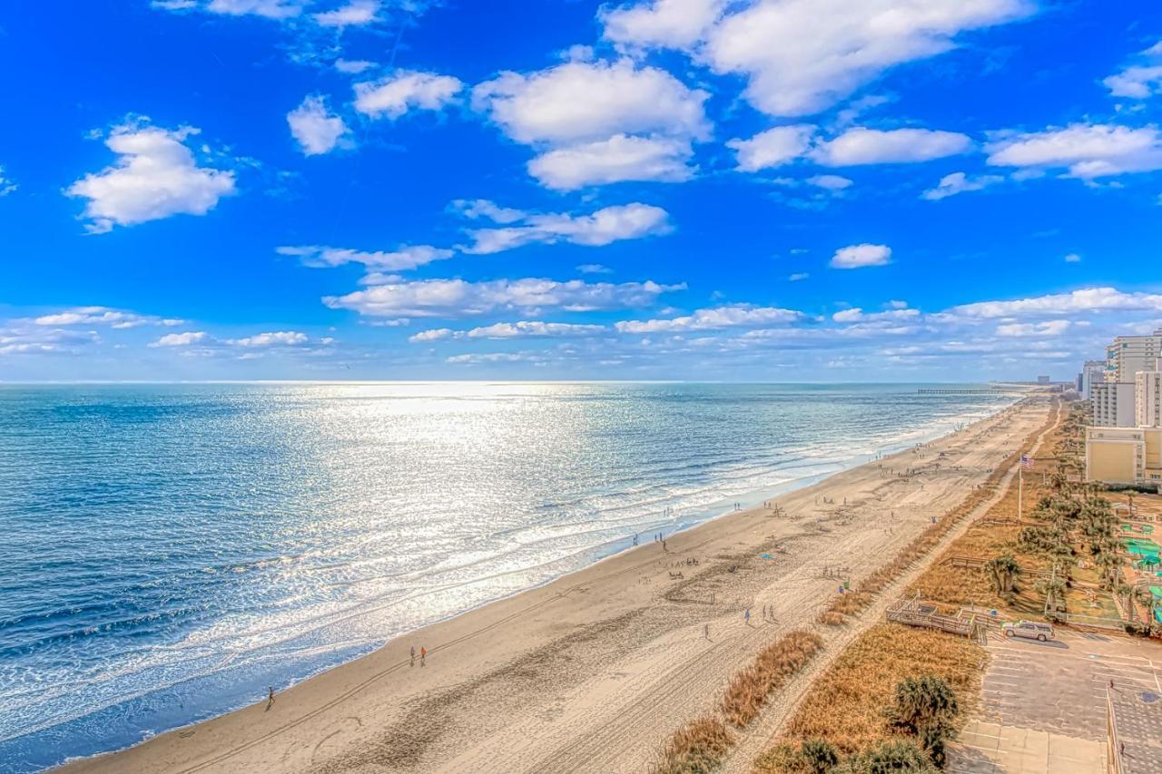 Angled Oceanfront Studio With Incredible Views! Palace Resort 1003 - Sleeps 4 Guests Myrtle Beach Eksteriør billede